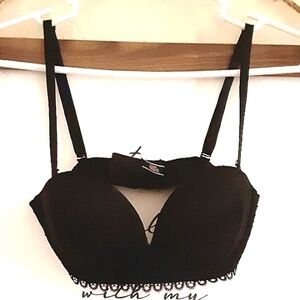 Victoria's Secret Very Sexy Multi Way Black Bra 32C